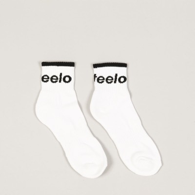 Pasteelo Sports Socks Mid White Black